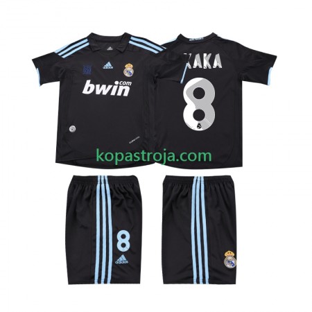 Billiga Fotbollströjor Real Madrid KAKA 8 2009 2010 Retro Barn Borta tröja Kortärmad